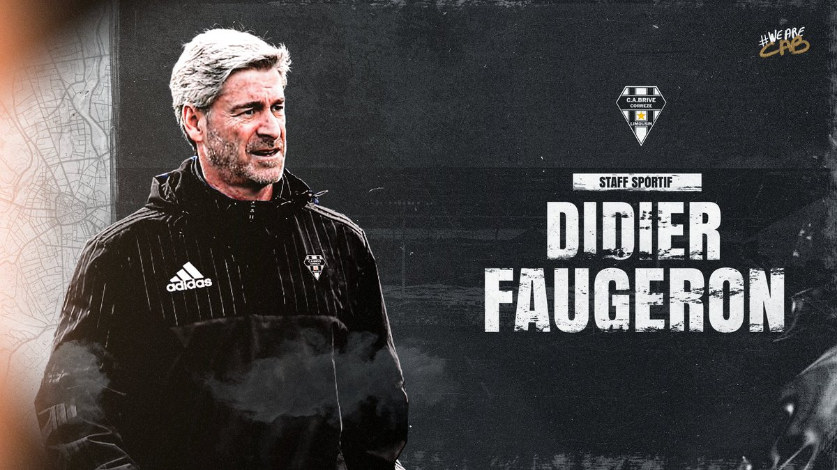 CABCLRUGBY's tweet photo. 🖊️ Didier Faugeron est de retour au CA Brive ⚫️⚪️

Il s'engage comme coordinateur sportif et aura pour mission de mettre son expérience, sa parfaite connaissance du club et du rugby au service de la stratégie sportive du CA Brive.  

👉 https://t.co/x5AceQQscp

#BIENVENUE https://t.co/S3a4nXk5ZA