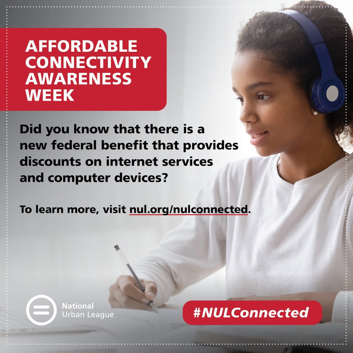 NCLC4consumers's tweet photo. Head over to @NULpolicy to learn about the work with @civilrightsorg and other orgs to raise awareness around the @FCC #AffordableConnectivityProgram, a new federal benefit that provides families the help they need to afford internet service &amp; devices. #NULConnected #GetInternet https://t.co/cHkPd7zGl4