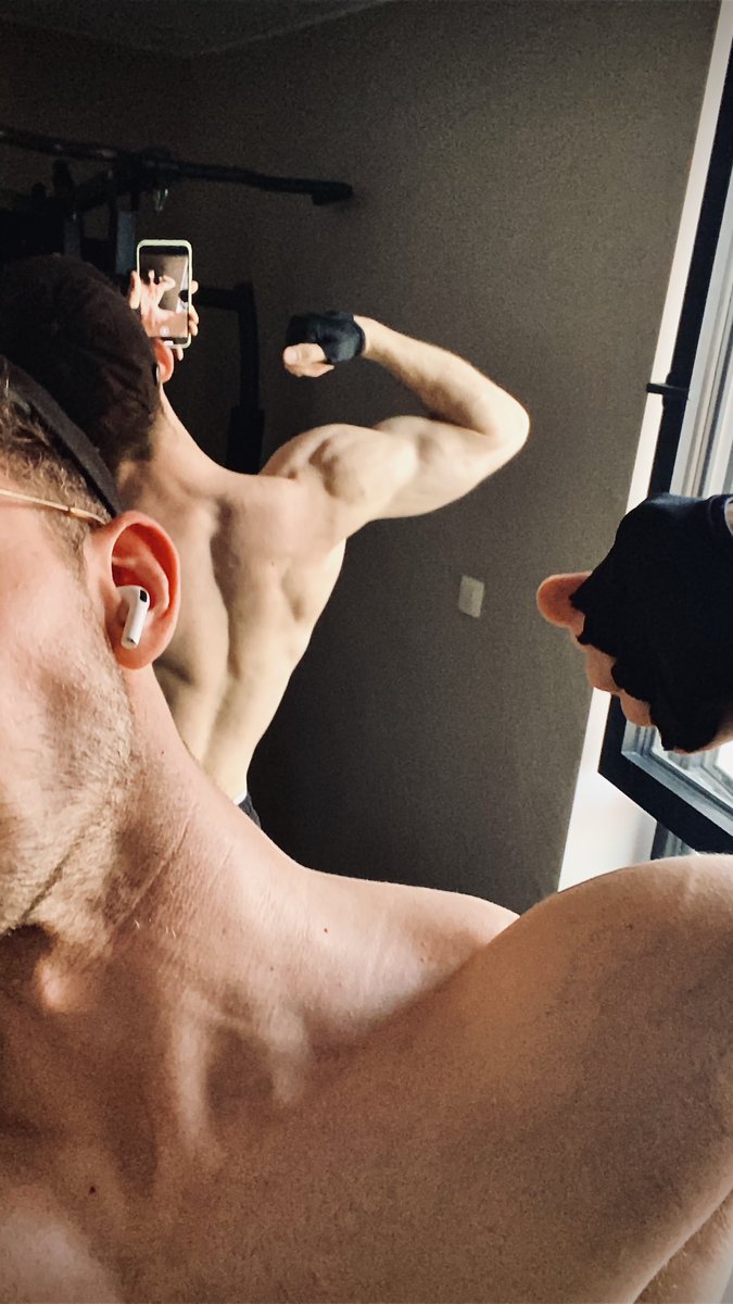 dries_verst's tweet photo. Arm/shoulder day went well https://t.co/jll2Tnf7ln