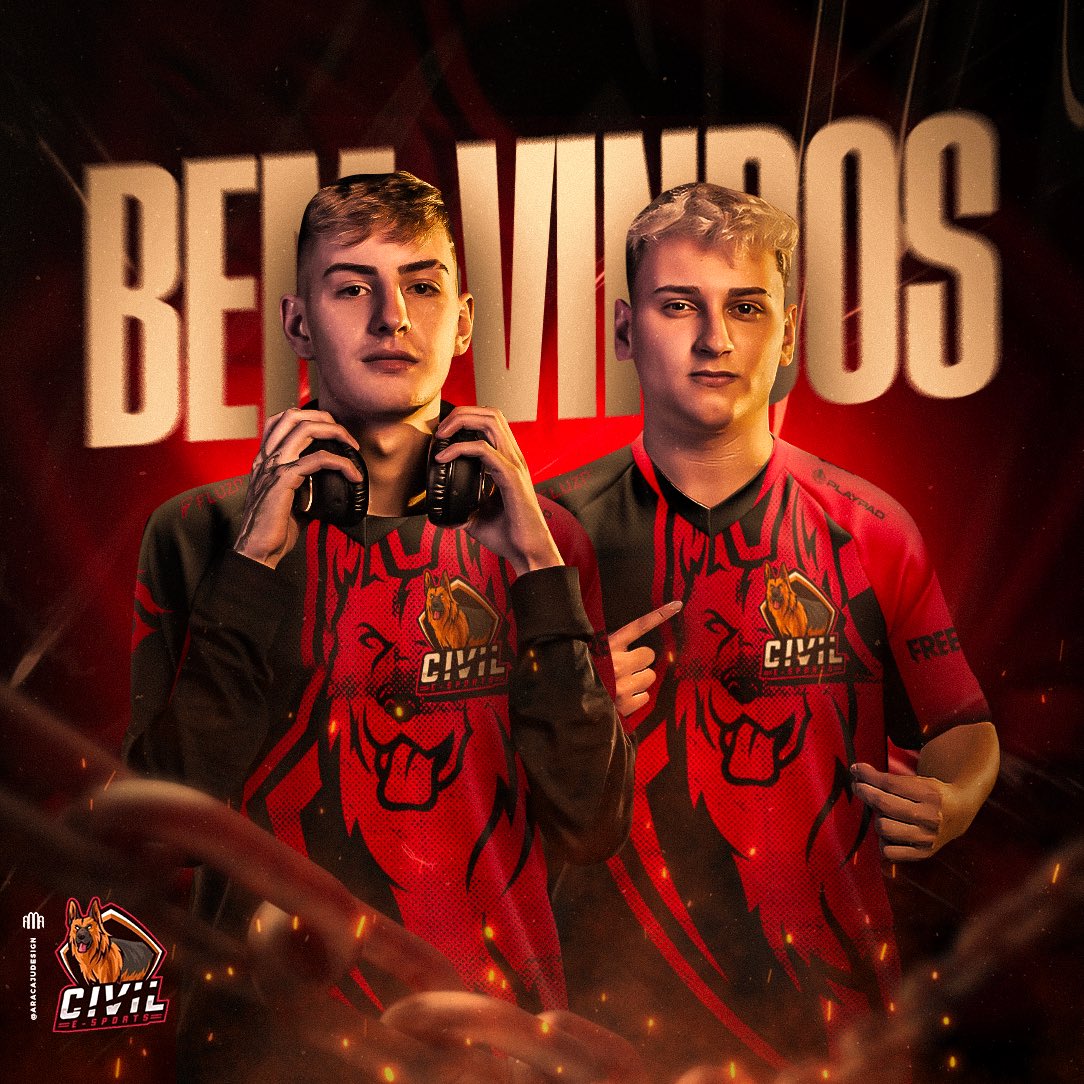 civilofc's tweet photo. Bem vindos a matilha! ❤️  
@peczin e @qualy45 se juntam a matilha! Em busca do milhão na COPA FF! #goCIVIL #RUFRUF https://t.co/MRAvgk7Ov7
