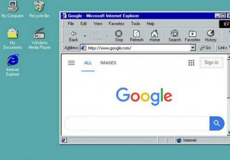 Allá por el año 1994 compraba mi primera computadora. Dos años mas tarde aparecía el sitio web Google. Luego de una larga espera de varios años, por fin hoy se cargó la pagina 💪
#InternetExplorer
