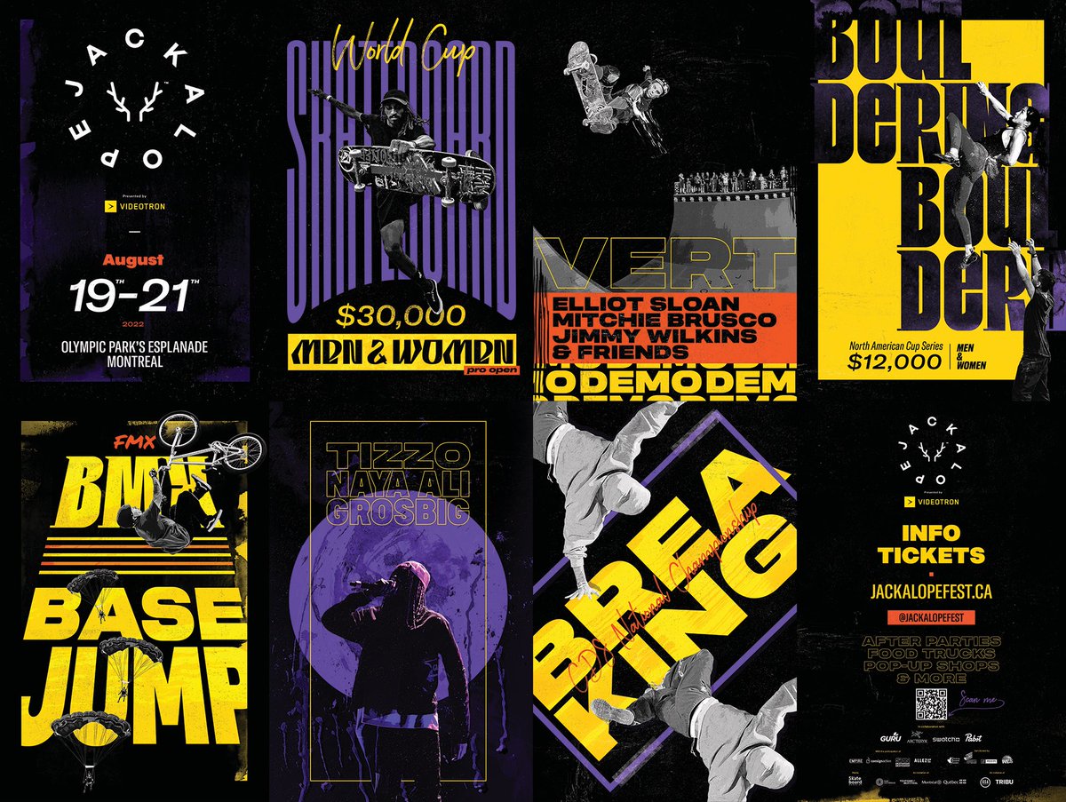 JACKALOPE Fest #montreal, presented by <a href="/Videotron/">Videotron</a> August 19-21st, 🙏 <a href="/guruenergy/">GURU Energy Drink</a> <a href="/Arcteryx/">Arc'teryx</a> <a href="/Swatch/">Swatch</a> <a href="/PabstBlueRibbon/">Pabst Blue Ribbon</a> <a href="/parcolympique/">Parc olympique</a> <a href="/TRIBU_exp/">Tribu Expérientiel</a> <a href="/tourismemtl/">Tourisme Montréal</a> <a href="/TourismeQuebec/">Bonjour Québec</a>