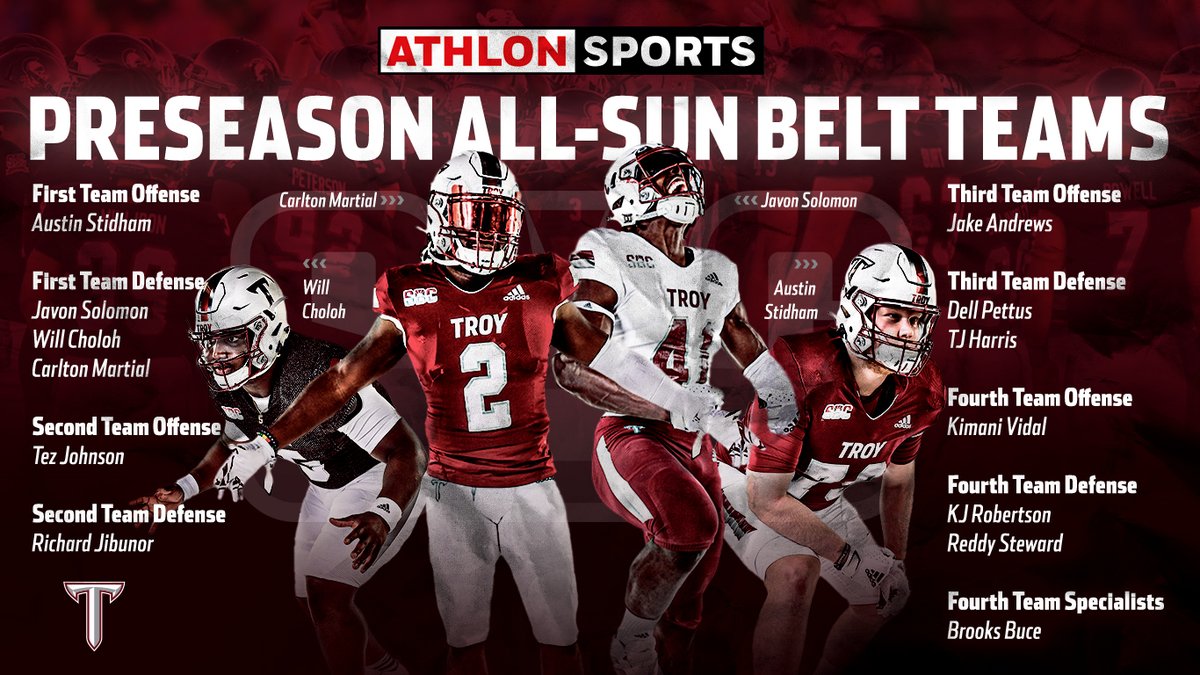TroyTrojansFB's tweet photo. Preseason honors starting to roll in …

#RiseToBuild | #OneTROY ⚔️🏈 https://t.co/hoqBUDv20T