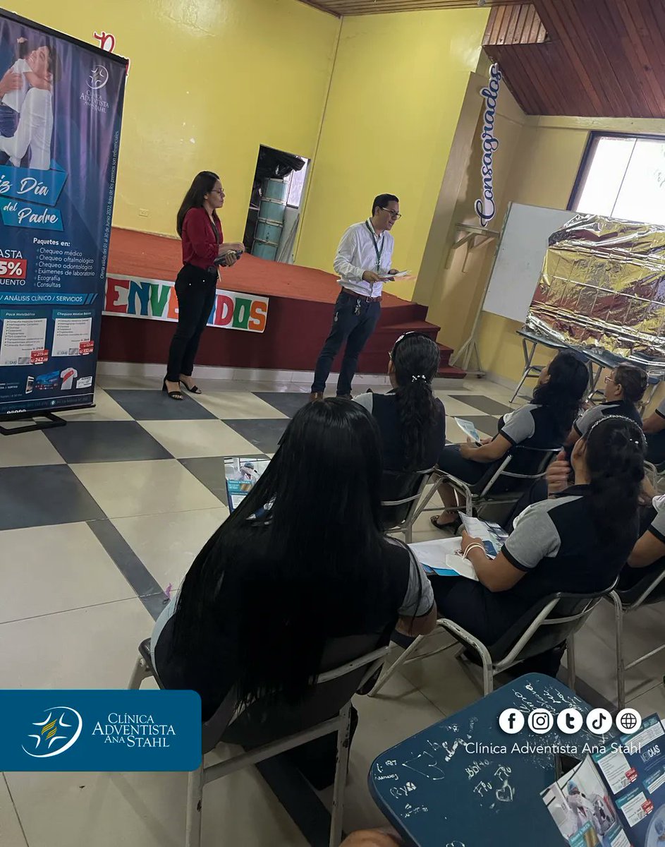 ClinicaStahl's tweet photo. Seguimos promocionando nuestra campaña por el Mes de Papá.
Hoy nos reunimos con el Colegio Amazonas en Iquitos para presentar a su plana docente nuestros paquetes y promociones adquiriendo la tarjeta MEDICAAS.

#MesDePapa #CAAS https://t.co/qxeDYGw410