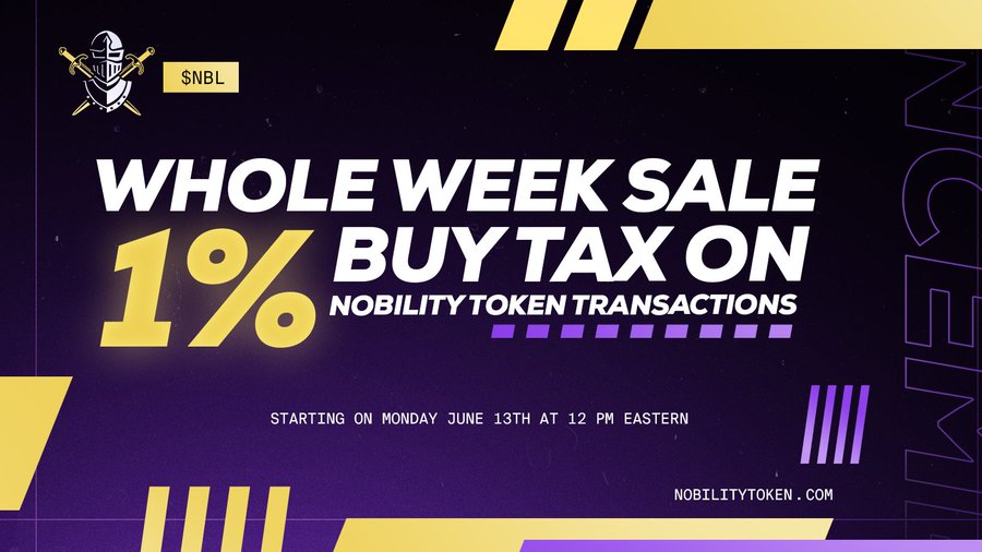 Chloe_Rileyyy's tweet photo. 10/11

I think this is an opportunity worth leveraging as it is now. I'm sure the next run will be epic. That's the more reason an accumulate more solid projects and probably participate in $NBL from @nobilitytoken that launching on Friday with a SALE of 1% BUY Tax on #nobilityV3 https://t.co/ee1FOHqlam
