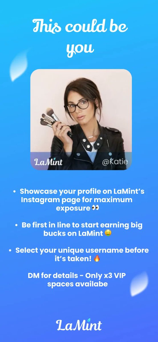 bikiniteamtv's tweet photo. Get #cashforcontent with @lamintapp The Exclusive New Content Creator App for @bikiniteamtv become a content creator and get paid instantly! https://t.co/pawz2p1Ydn