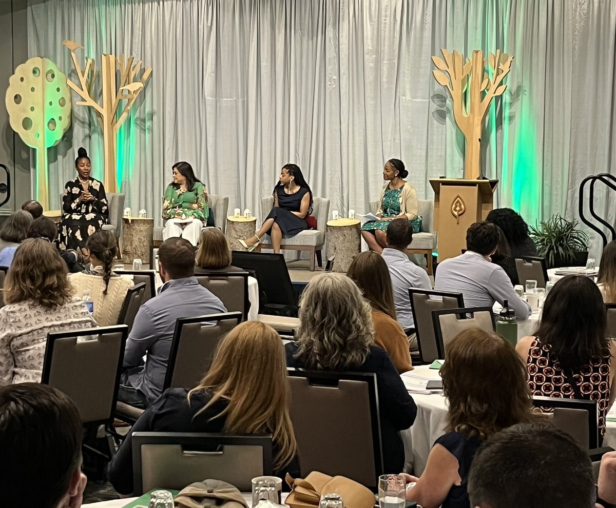 DanLambe's tweet photo. Inspiring panel at #SFIconf @sfiprogram @PLT with amazing leaders helping advance diversity opportunities in forestry.  Thanks for your courage and inclusivity! https://t.co/bkdKKhU2E8