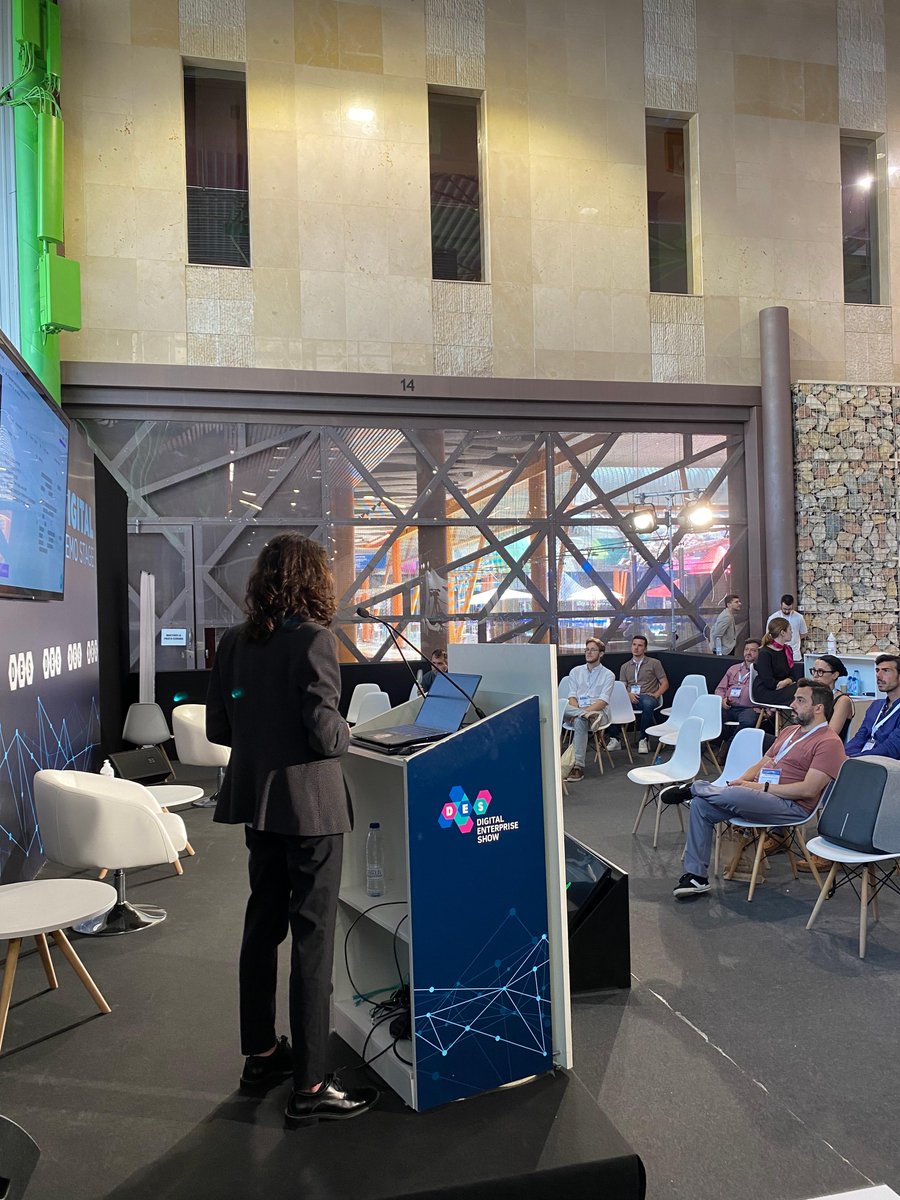 It has been a wonderful day full of meeting new people and sharing ideas with #technological and #innovative companies from different sectors. We're delighted to be surrounded by professionals who help us learn, improve and continue the #research 🚀.