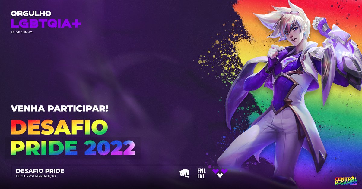 ✨Quer participar do Desafio Pride 🏳️‍🌈 mas não encontrou time?

🤩Entra no nosso Discord, vamos fazer o máximo possível para que todes tenham uma oportunidade de participar do evento!

Vem jogar com a gente! 💖

📌Link: discord.gg/KZ4dvGf8zX

#DesafioPride