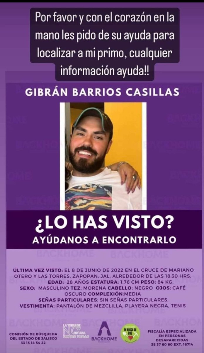 acris69's tweet photo. Por favor, ayúdenme a compartir. #HastaEncontrarteGibran https://t.co/OTJiwo72Jt