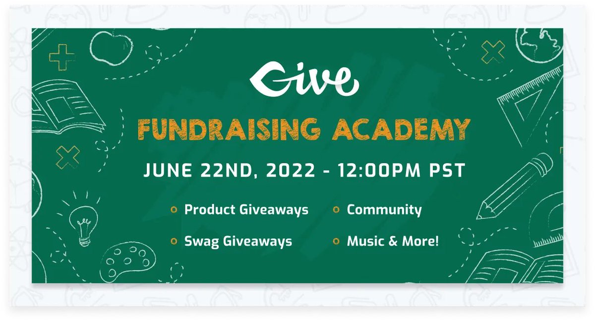 GiveWP's tweet photo. Join #TeamGive as we celebrate the launch of our brand new Fundraising Academy! 

🗓: June 22nd 
⌚️: 12 PM PST 
📍: Gather Town!

Learn more and RSVP here 👇🏻 Only 200 total spots available 

https://t.co/0S5Sme8cjX https://t.co/KgnU721ZMX