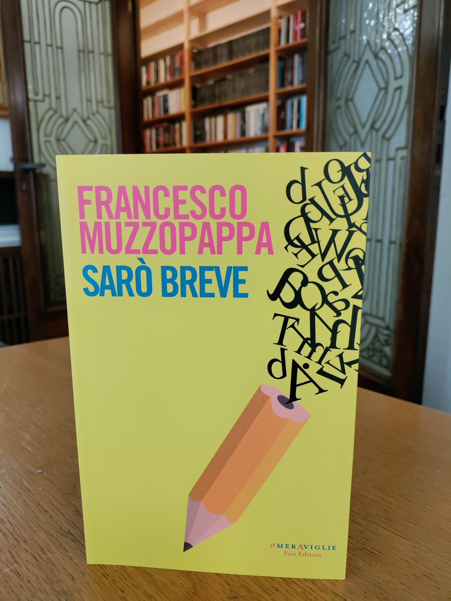 Sono arrivate in casa editrice le copie di «Sarò breve» di @Muzzopappa, un autore amatissimo che tornerà in libreria il 21 giugno con un romanzo originale e pieno di inventiva, un testamento in forma di commedia dallo spirito dissacrante e tutto da ridere.
fazieditore.it/catalogo-libri…