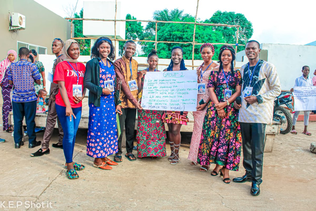 fodaysoriek's tweet photo. It was a three days event full of  inspiration, learning, connection and action
 Theme of “Creating Youth Champions to end Malaria and NTDs through Universal Health Coverage and Health System Strengthening 2022”
#We learned and shared experiences
#Zero Malaria 🦟 Starts with me! https://t.co/Cy3s2iKKYJ