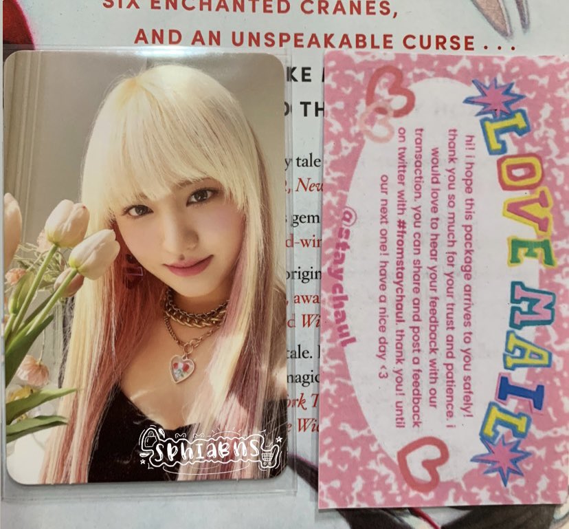sphiabns's tweet photo. #sphiasmail | late feedbacks

liz flower arrived! tysm for the smooth transaction and good packaging ~ the pc was in good condition and i’m happy to finally have it ^_^ 

@staychaul // #fromstaychaul https://t.co/qYKSaBiTOe