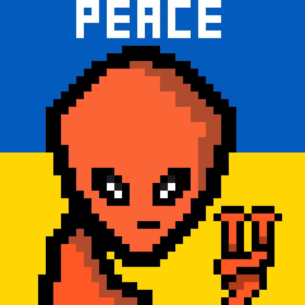 weirdalienfrien's tweet photo. Peace and stop the wars!
🏳️

https://t.co/SfVQu0COlI

#StopWarInUkraine #Peace #PeaceforUkraine #NFTCommunity #NFTs https://t.co/DIJ6mup2qd