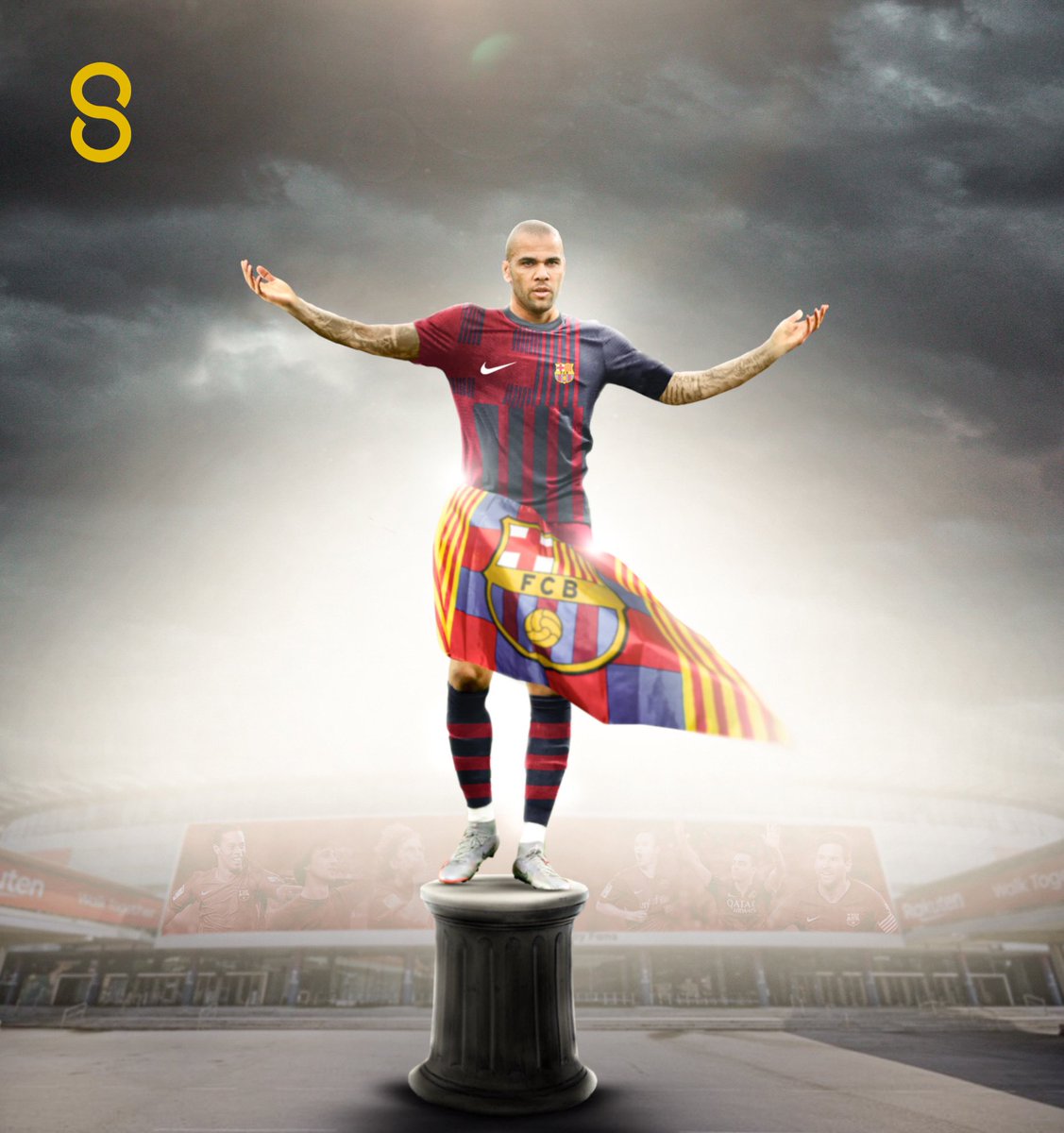INIE8TAZO's tweet photo. Hay jugadores que marcan para toda una vida. Cuando estábamos perdidos, apareciste de nuevo. Volviste para agrandar tu 𝙡𝙚𝙜𝙖𝙙𝙤 y 𝙘𝙤𝙢𝙥𝙧𝙤𝙢𝙞𝙨𝙤 con los más jóvenes. 

Gracias, simplemente, por ser parte de nuestra bonita historia @DaniAlvesD2 💙❤️ https://t.co/k0w0BIoX15