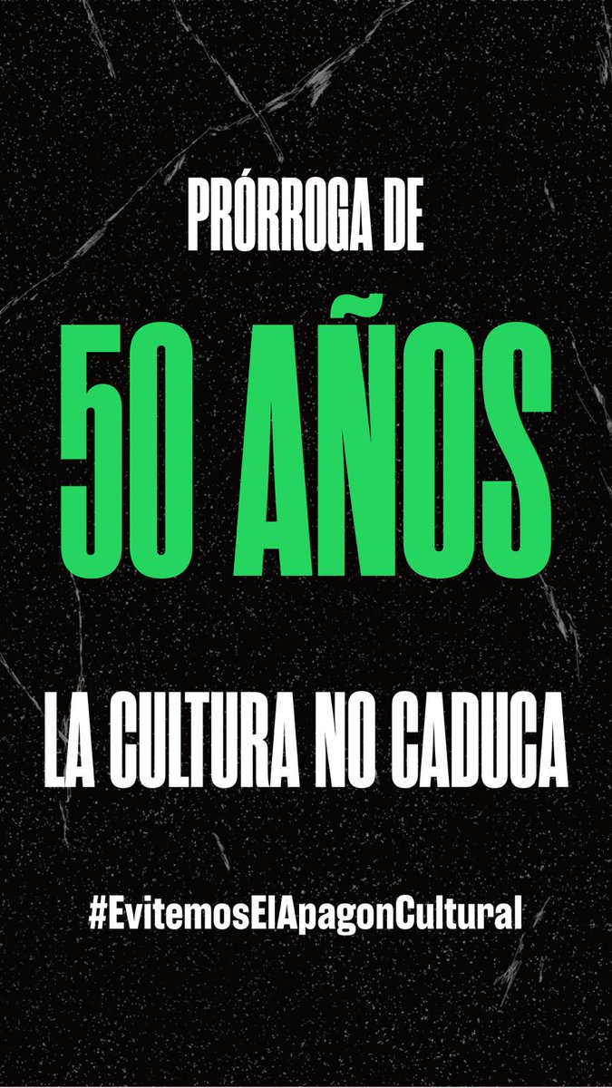 unidxsporla's tweet photo. La cultura es parte fundamental de nuestra identidad, no debería tener caducidad, 50 AÑOS es lo mínimo!!
#50AÑOS
#evitemoselapagoncultural @DiputadosAR @SergioMassa https://t.co/QS4yfHGCMV