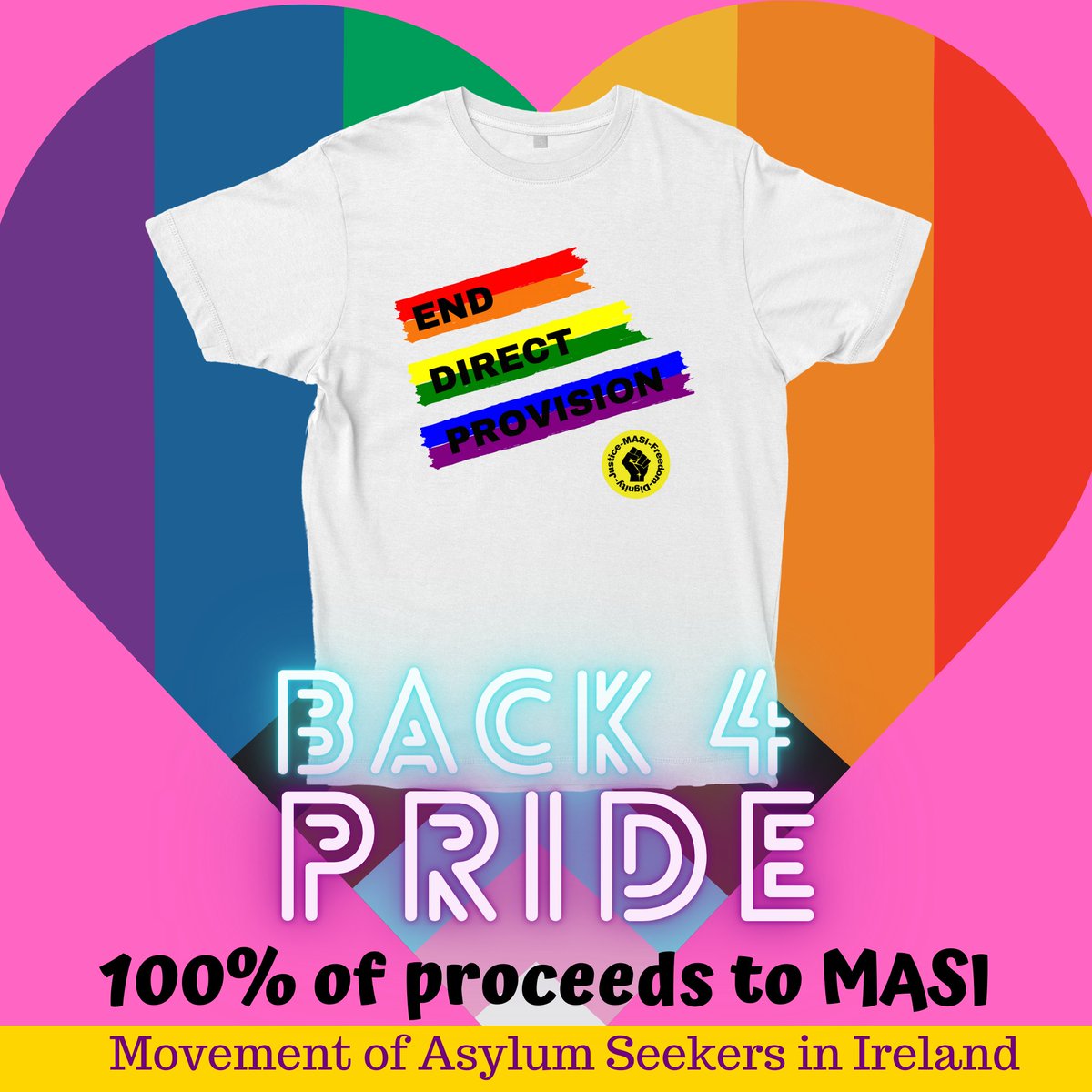 ceg_ceghead's tweet photo. BACK TO BUY 4 PRIDE MONTH
PLEASE SHARE FAR &amp; WIDE
All proceeds go to MASI in supporting those living in Direct provision. THIS STILL NEEDS OUR ATTENTION &amp; SUPPORT.
https://t.co/dfrQxM4RYb
#pridemonth #pridetee #directprovision @masi_asylum  @BulelaniMfaco @donnahsvuma @WeeMissBea https://t.co/XRIqWVmAht