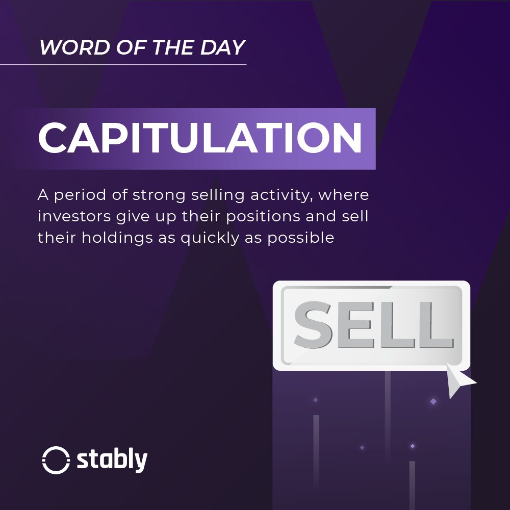 Stably_Official's tweet photo. Word of the day

❓When do you think the real capitulation starts❓

#wotd
—
Visit our website: https://t.co/M2FK3GaA4Z
Get the latest updates: https://t.co/t6olzdCOWs https://t.co/09ssC680Xs