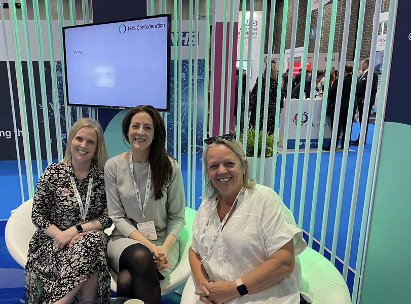 Attended @NHSConfed Expo with great colleagues from @BDA_Dietitians @SCoParamedics doing brilliant work on First Contact roles.

Working together, with 
@lawrenceambros1 
@RCOT_Gen for AHP FCPs in primary care 

@helenbeau1 @ElleJohnstoneRD 

@thecsp @CSP_FCP