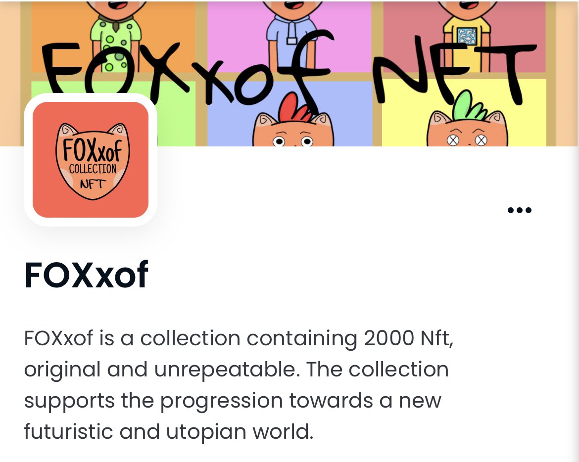 FOXxof_COL's tweet photo. FOXxof is a collection containing 2000 Nft, original and unrepeatable. 
The collection supports the progression towards a new futuristic and utopian world. 🦊 #FOXxof #NFT #NFTs #opensea #PolygonNFT #OpenSeaNFT #Crypto #Bitcoin #Ethereum #FOXxofcollection #NFTs #LUNC https://t.co/X9UciJhZLU