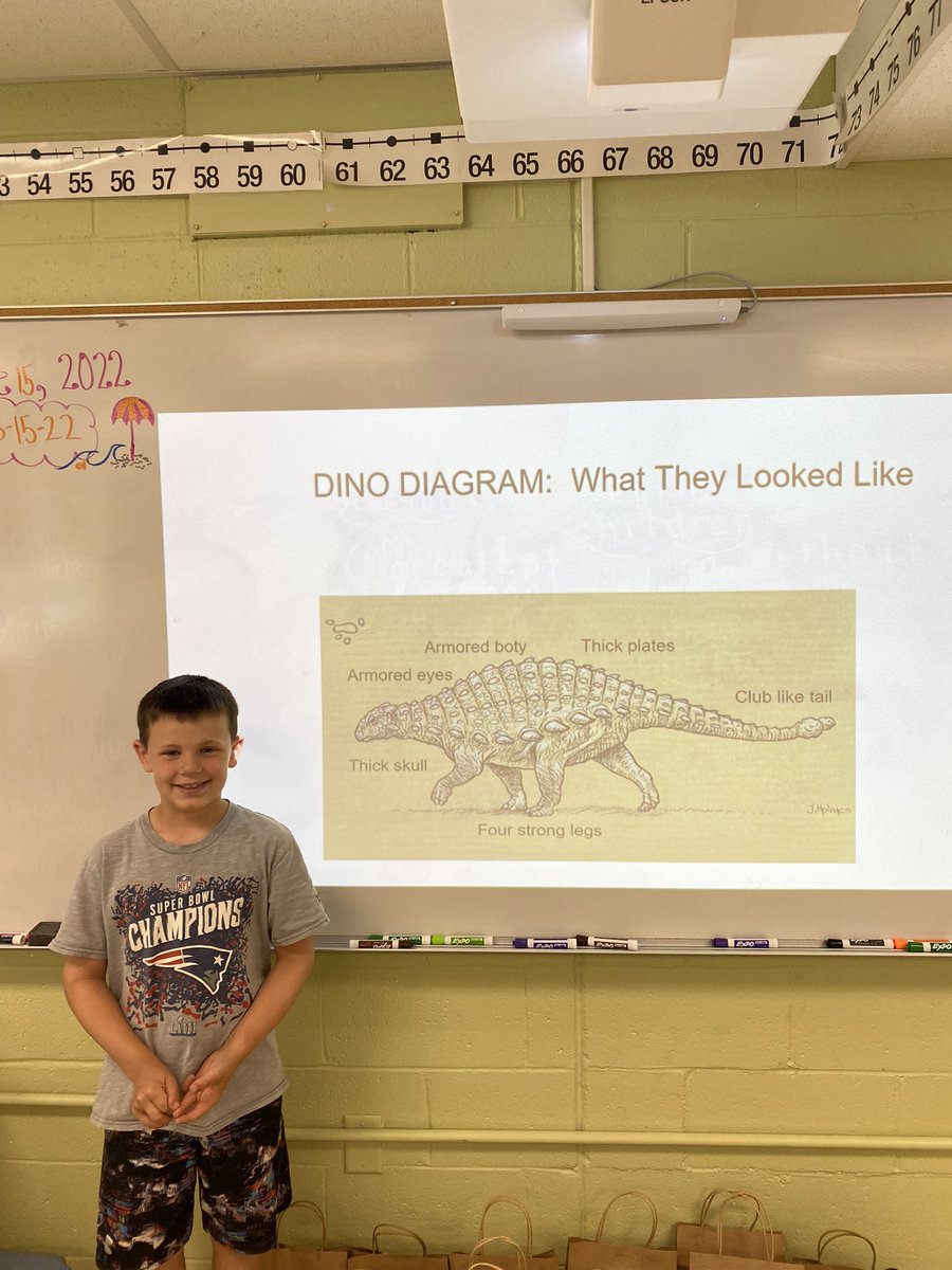 NSCarignan's tweet photo. Dinosaur researchers presented their slides today! https://t.co/3mwsLjh38E