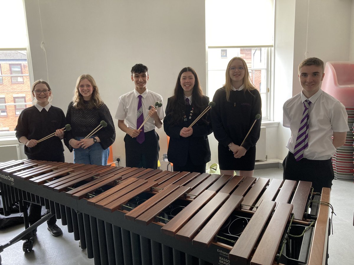 Day 2/3 of the <a href="/GlasgowCREATE/">Glasgow CREATE</a> <a href="/TrinityC_L/">Trinity College London</a> music grading exams ✅ well done to all of the performers, especially the percussionists from <a href="/Music_AllSaints/">All Saints’ Music Dept</a> #teampercussion