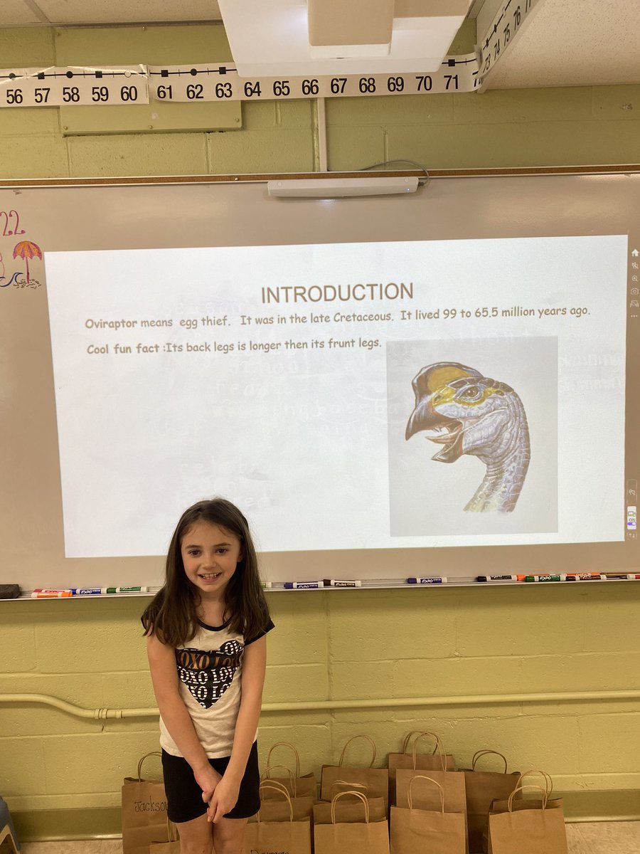 NSCarignan's tweet photo. Dinosaur researchers presented their slides today! https://t.co/t7ijAU2kg5