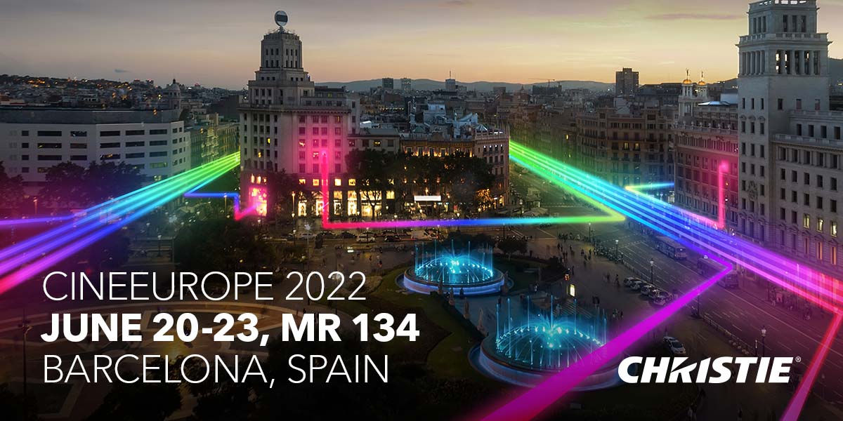 ChristieDigital's tweet photo. Are you excited for #CineEurope? We can’t wait to meet up with the industry! Check out today’s #news for details on what we’re bringing to the show – from Xenon, RGBe and #RealLaser #projectors, to our audio and theatre management solutions, and more ➡️ https://t.co/Ck2hz81Ux4 https://t.co/yEfhqMkg97