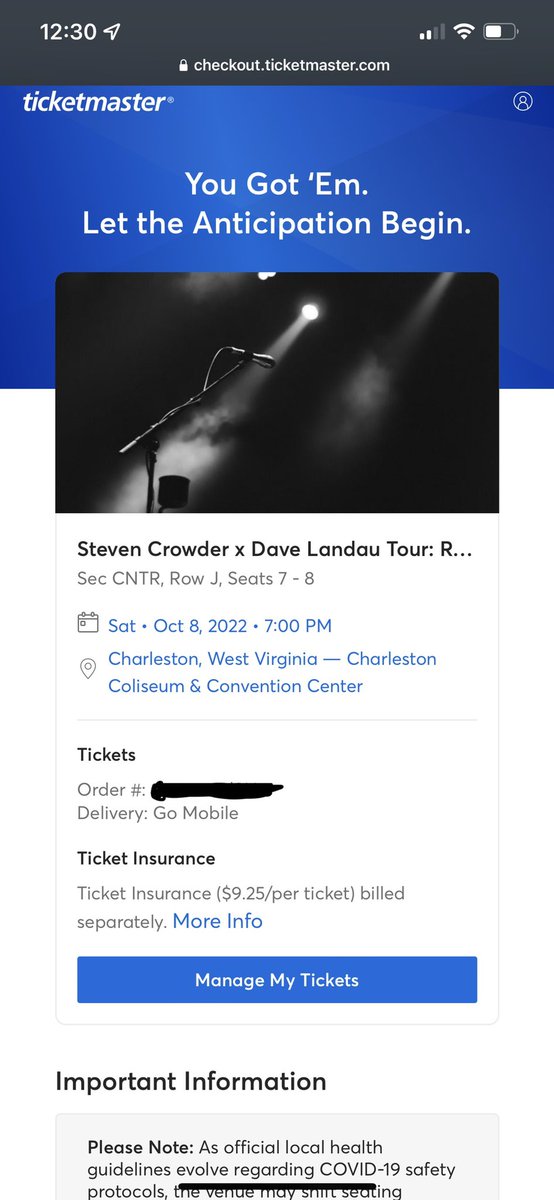 TimMassey35's tweet photo. Purchase complete. Ready for October to see @LandauDave &amp; @scrowder !!!! https://t.co/umK77tgddd