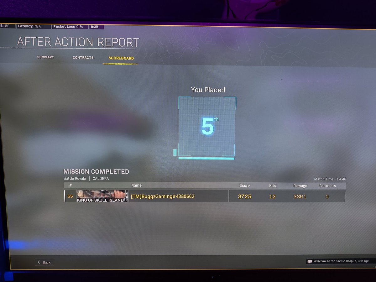 DvOrOk1's tweet photo. #ChampionofCaldera let's go Ik it's not a lot of kills however it's my #PR Personal Record #twitchStreamer #Twitchtv #CoDWarZone #DaOneGuyGaming #Dat1Guy https://t.co/KrzjJkQhUd