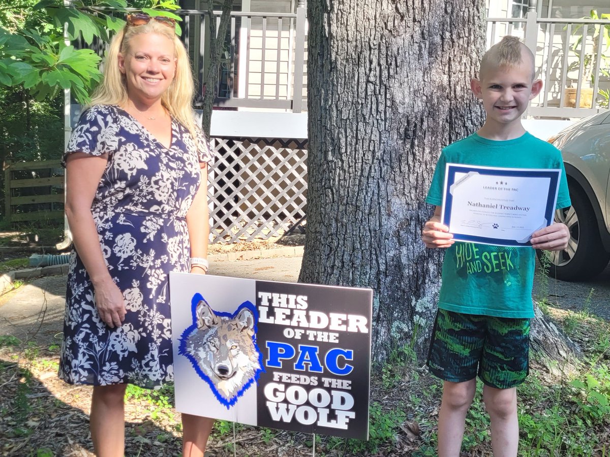 MbMcd3's tweet photo. Nathaniel is 3rd Leader of the PAC. His teacher of two years, Ms. McDermitt couldn't be prouder. #LeaderofthePAC #PACPride #feedthegoodwolf https://t.co/5F2Hxr40XD