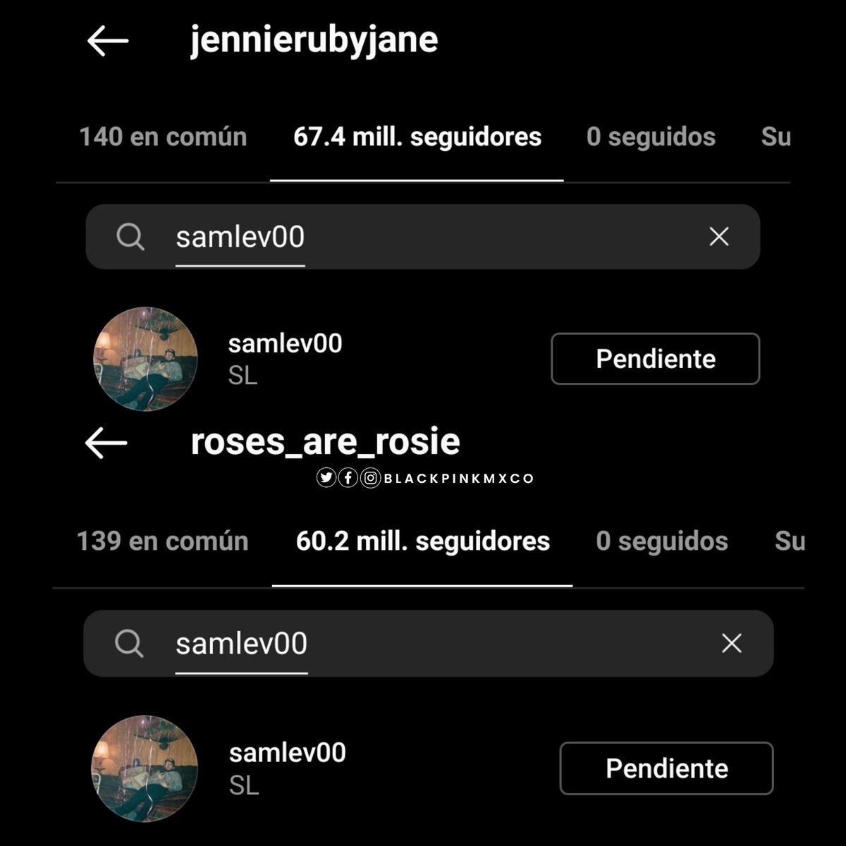 BLACKPINKMXCO's tweet photo. 📱| El director y guionista estadounidense Sam Levinson (creador de la serie “Euphoria”) comenzó a seguir a #JENNIE &amp; #ROSÉ en Instagram. @BLACKPINK https://t.co/3yV0QMwBwb
