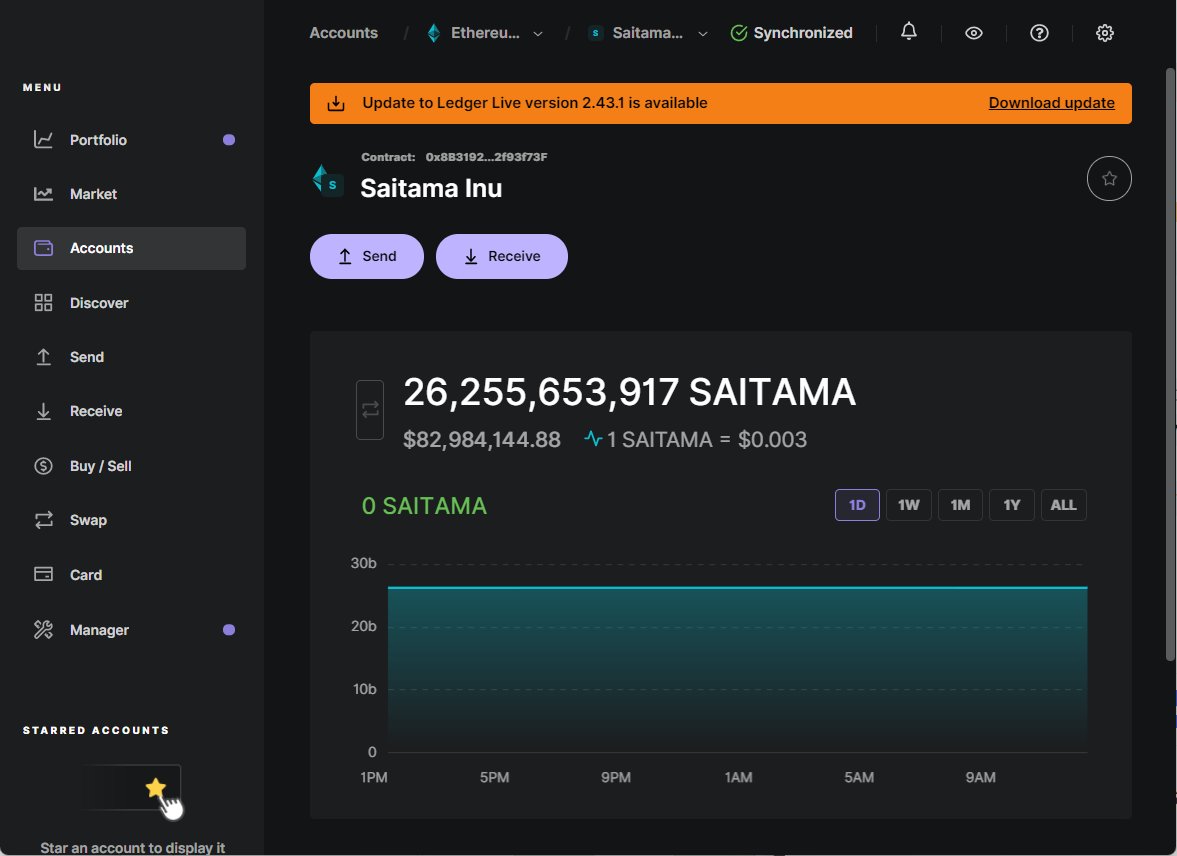 hanklixu's tweet photo. @WeAreSaitama How do I migrate my holding to the new contract address? I'm definitely getting the wrong balance showing - #thatWouldBeNice https://t.co/xctnuMDznb