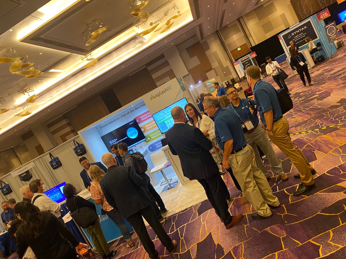 SplashBI's tweet photo. It's the last Day of #Ascend2022! Come and meet #TeamsSplashBI at booth #308 to see our oracle reporting and analytics solutions in action!
#oracle #oracleapplications #splashbisolutions #oracleusers #datadriven #reporting #analytics #splashbi @OHUGUpdates @OATUG1 https://t.co/rRP77ZBk5l