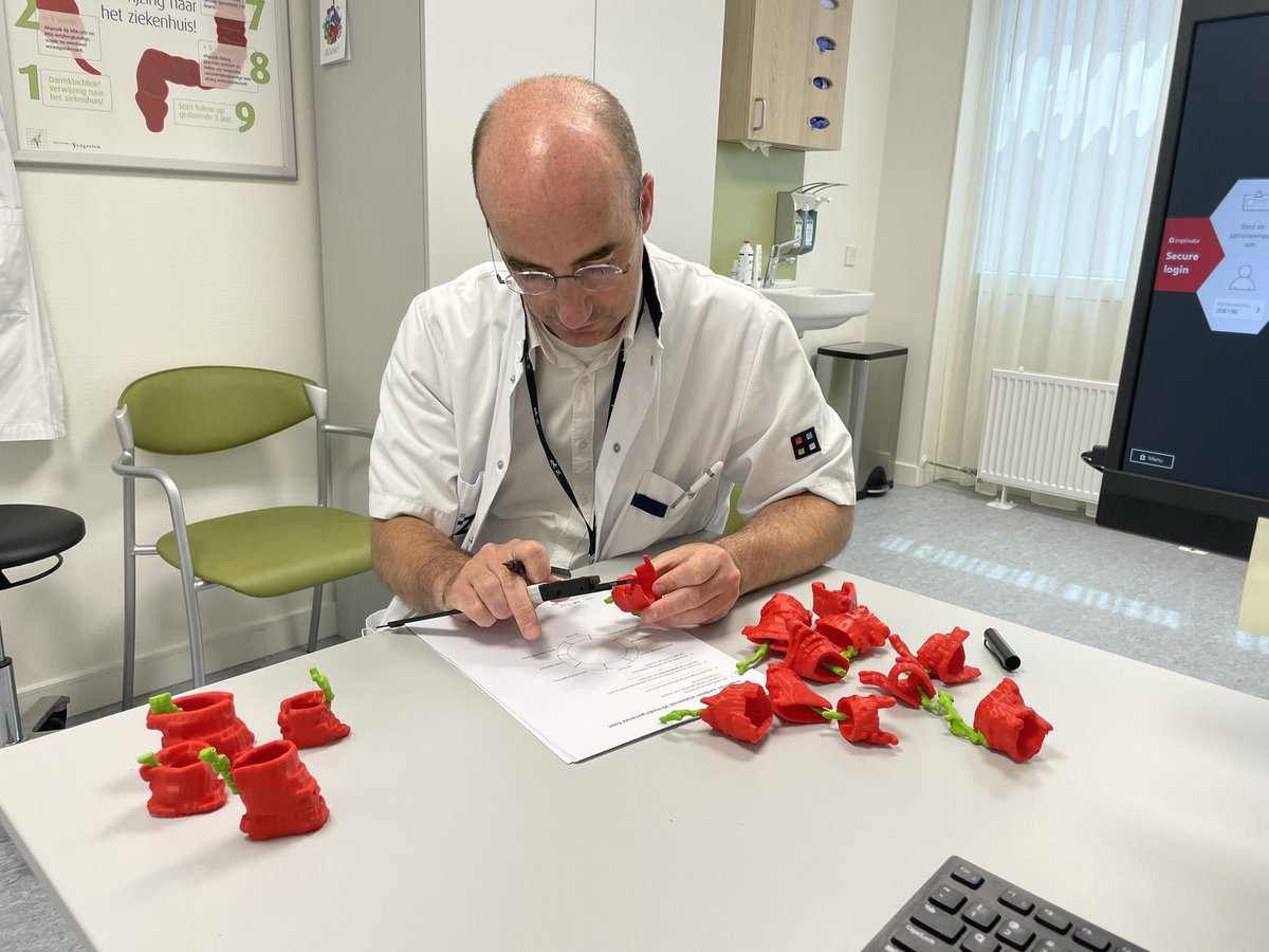 In the process of validating our #3d printed fistulas. Exciting stuff! #colorectalsurgery #perianalfistula