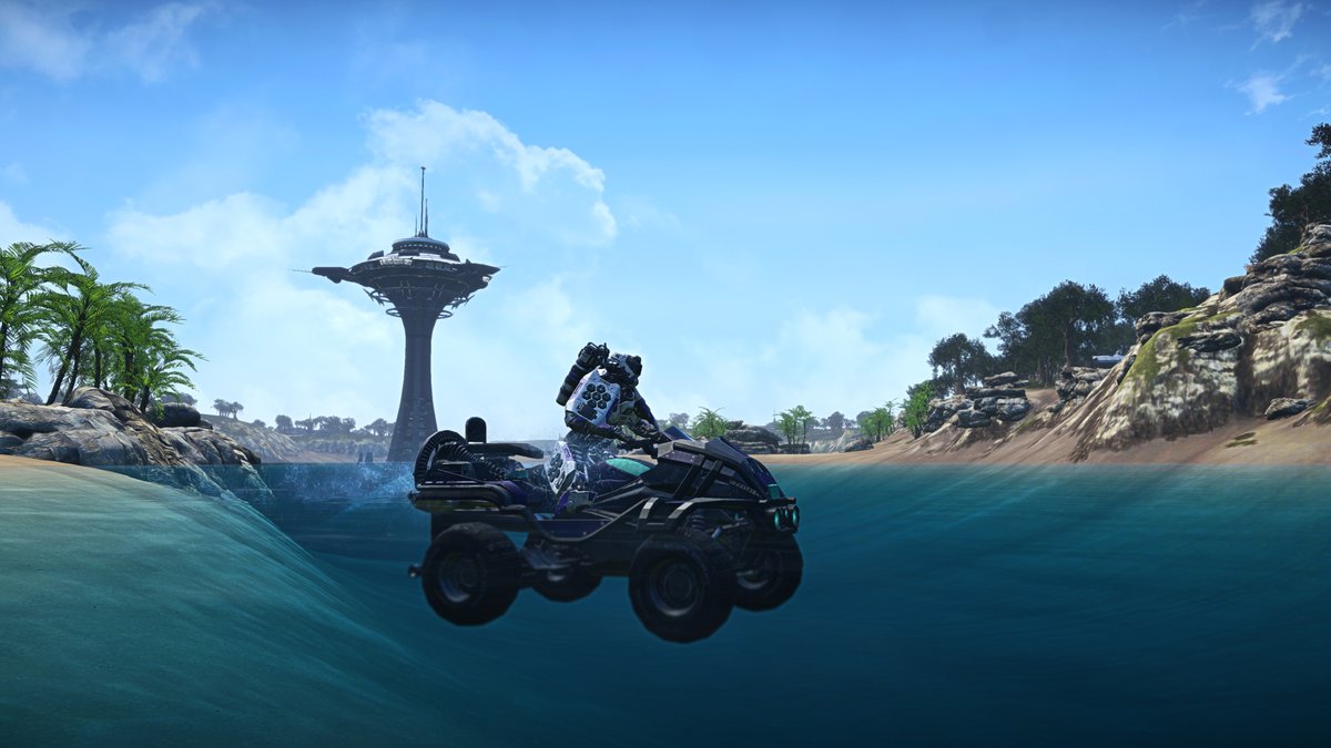 planetside2's tweet photo. Take to the land, sea, and air with new vehicle cosmetics and Dive! horns! Preview the Amphibious Bundle in the depot! #PlanetSide2 https://t.co/kUFPVqf0wL