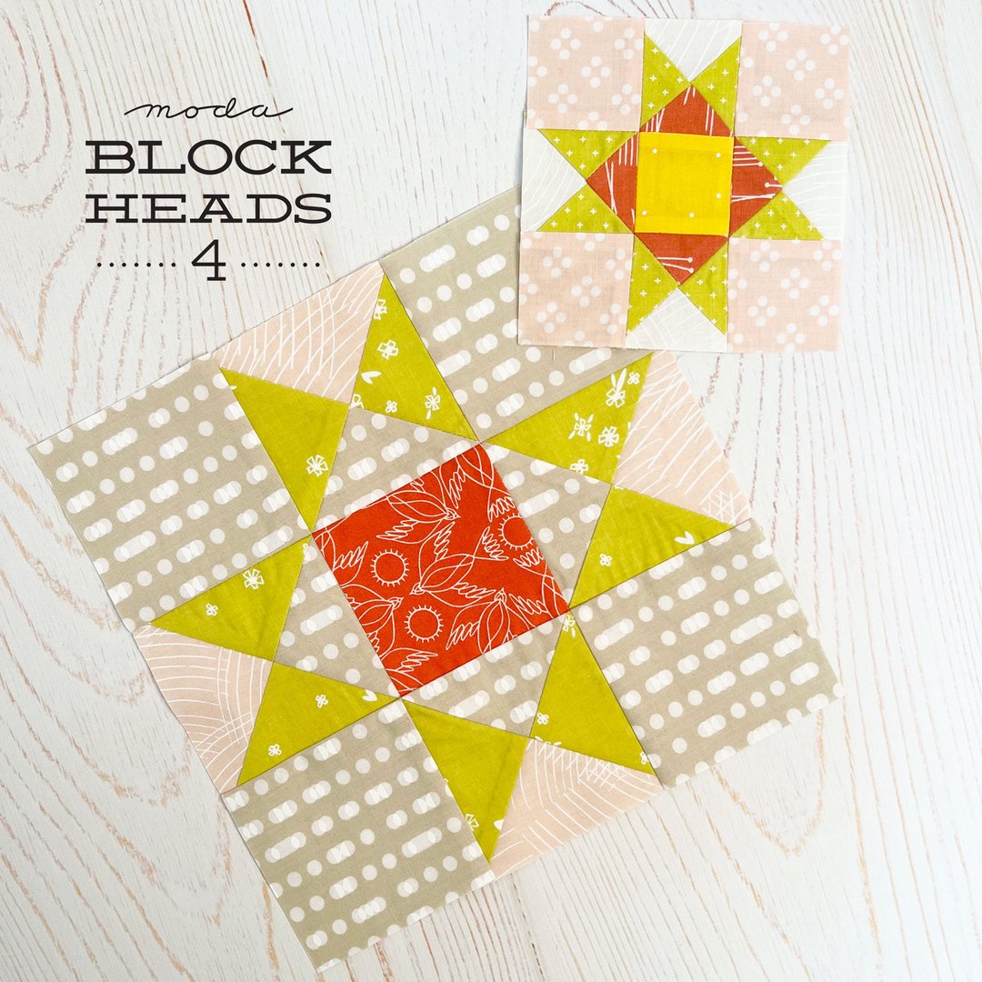 Tammy and Abby are back with their week 13 block, Evening Delight by @Debbie_Maddy of Tiori Designs.

Abby is using a mix of fabrics based on the colors from @RubyStarSociety #FirstLight bundle.​​​​​​​​
Tammy is using Sincerely Yours by @aquiltinglife and @Chelsis