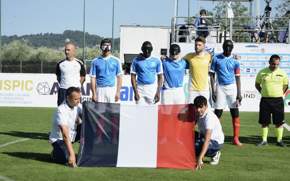 SSolidaires's tweet photo. #RT @cecifootoff: RT @FFHandisport: CÉCIFOOT ⚽️ LES BLEUS EN FINALE
Quel match ! Au bout du suspens, l'équipe de France de Cécifoot se qualifie pour la finale (vendredi) des Championnats d’Europe à Pescara (Italie). Face à l'Allemagne, les Bleus s'impose… https://t.co/G0ND1JBt3m