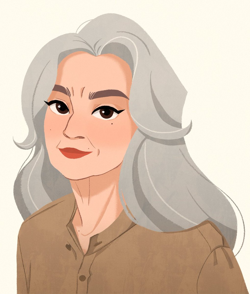 Aperio_'s tweet photo. Gray hair is beautiful!

#characterdesing #characterdrawing #sketch #portrait https://t.co/nQUyk5ZzMU