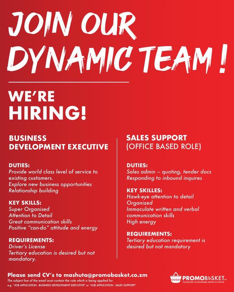 Job Opportunities! #ZedTwitter