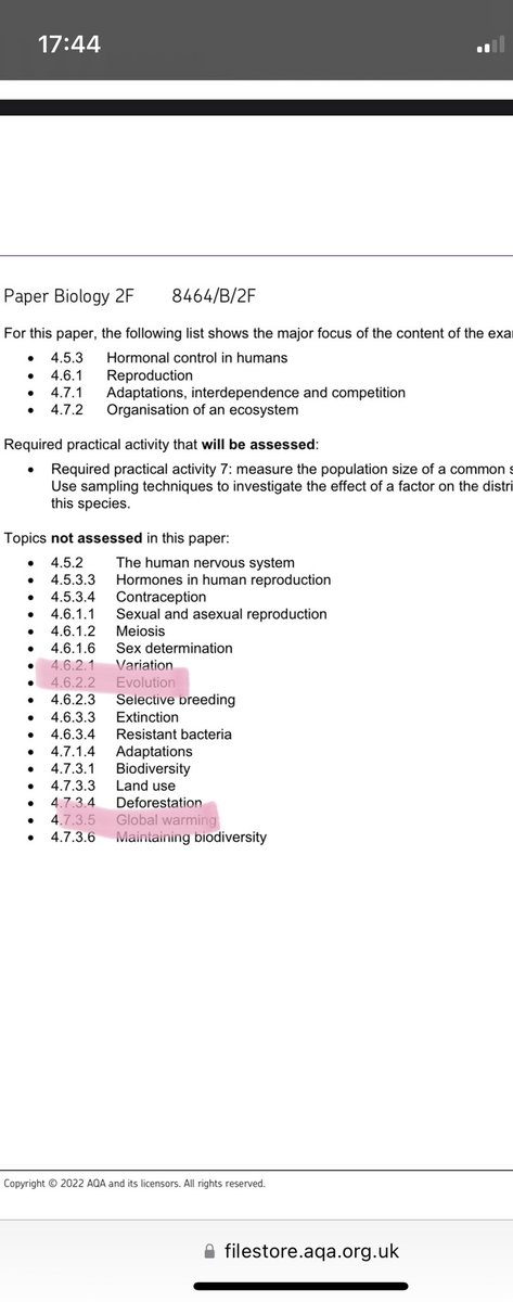 eedz321's tweet photo. @AQA Biology foundation was a bit wrong, how was there 2 whole pages on evolution and global warming??? SORT IT OUT @AQA https://t.co/qOtQgAbdVZ