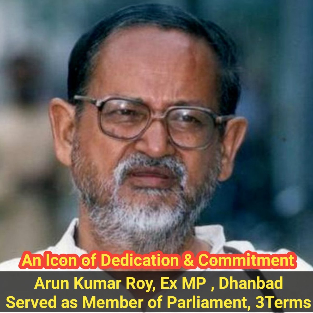 flytopranab's tweet photo. রায় দা কে সত সত 🙏🙏🙏
Born: 15 June 1935, Rajshahi District, Bangladesh, Died: 21 July 2019, Dhanbad , Jharkhand
#akroy #commitment #dedication #memberofparliament #dhanbad #servicebeforeself #Legacy https://t.co/ZgDYNIvZqz