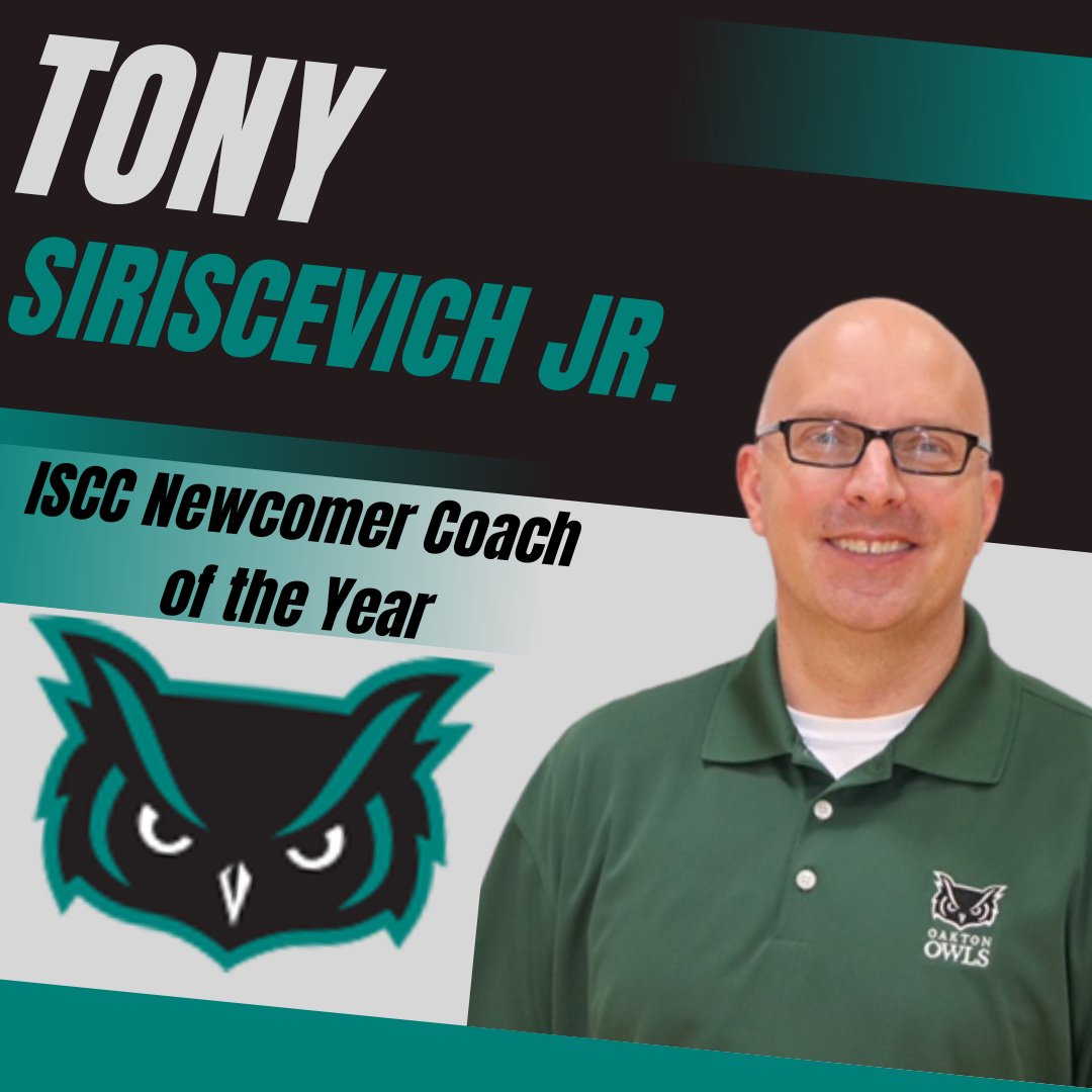 And congrats to #OaktonOwls Women's Basketball Head Coach, Tony Siriscevich Jr., for being recognized by the ISCC as the Newcomer Coach of the Year! <a href="/OaktonCollege/">OaktonCollege</a> 

For more:
oakton-owls.com/news/2022/6/15…
