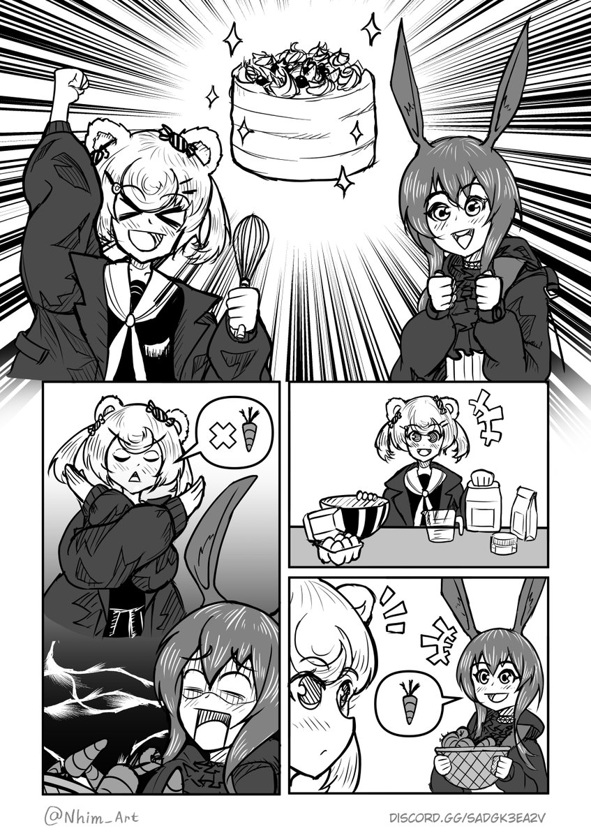 Amiya and Gummy bake a cake.

#Arknights #アークナイツ #明日方舟 