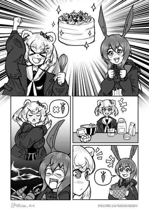Amiya and Gummy bake a cake.

#Arknights #アークナイツ #明日方舟 