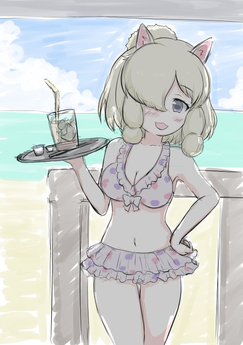 はいはぁ～い!
アイスティーお待たせだよぉ～💕 