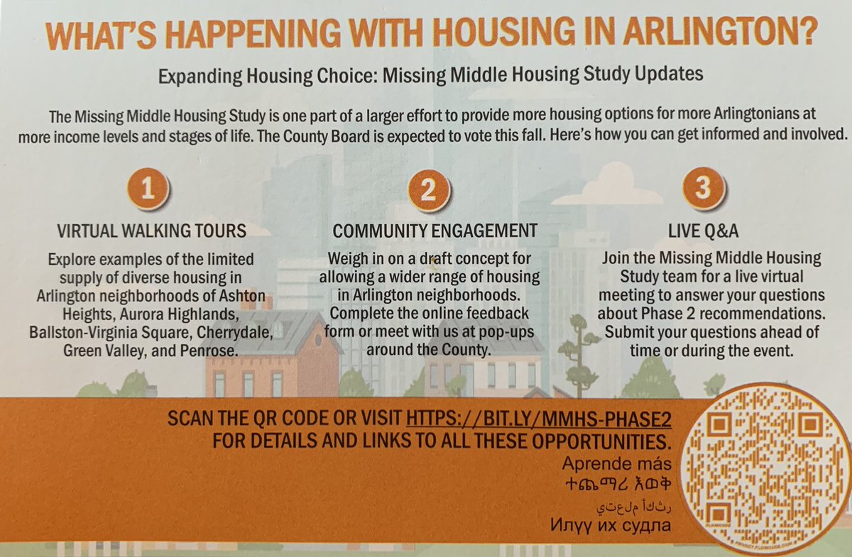 VoteCMcCullough's tweet photo. #MissingMiddle housing is just one of the many tools we’ll need to ensure an #ArlingtonForEveryone. 
Avoid the fear. Get the facts. 
Let your voice be heard today: 
https://t.co/Uz6iphKW5z https://t.co/d22Dn8PFp7
