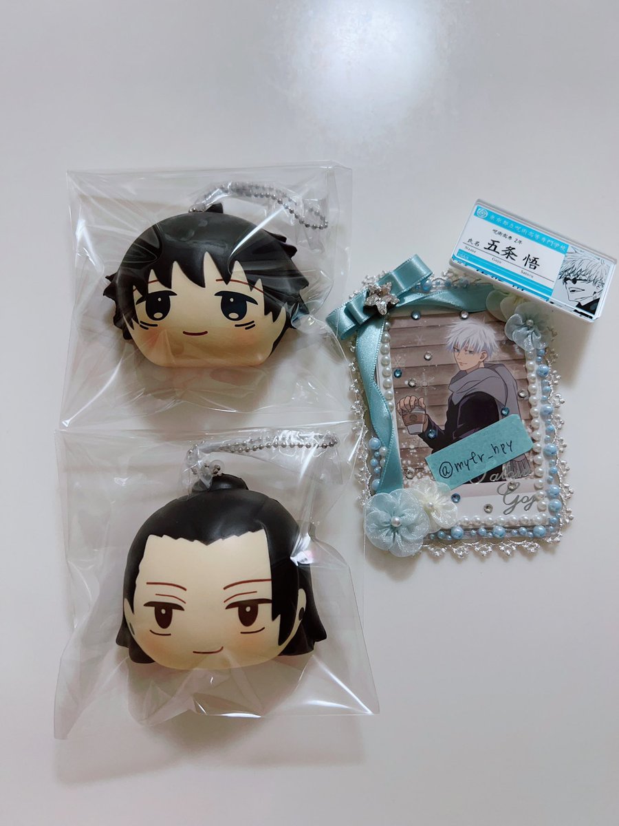 myfr_hpy's tweet photo. 【交換】呪術廻戦0  ふかふか　スクイーズパン　スクイーズ

譲：乙骨憂太、夏油傑
求：五条悟(同種、異種)

郵送交換を希望しております。異種の場合は差額が少ないものを探しております。検索からもお気軽にお声かけ下さい。 https://t.co/9jJzkMS8mT