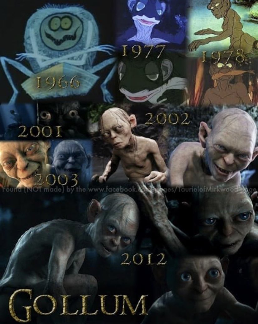 willashley60's tweet photo. Some kids were scared of the boogeyman, ghosts, clowns, etc.. It was 1977 Gollum for me by a LONG shot https://t.co/Wa9NIv5tzI